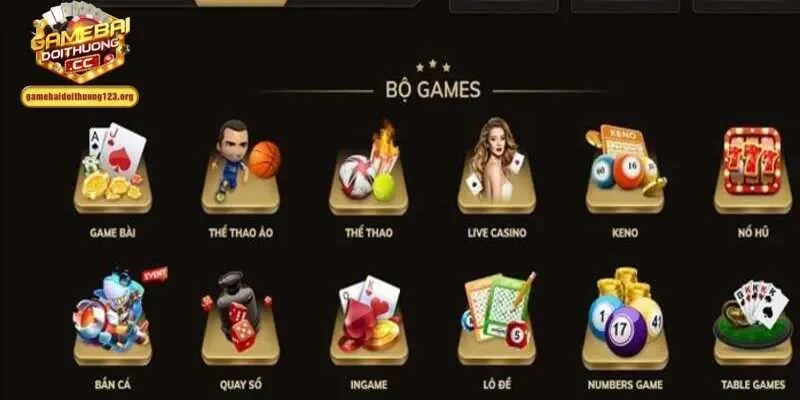 Sân chơi mang đến kho game siêu hấp dẫn, chất lượng và phong phú